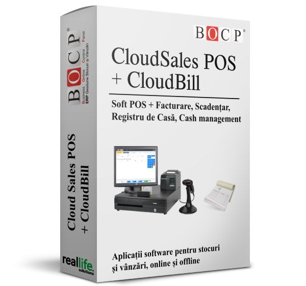 CloudBill POS vanzari offline cu casa de marcat